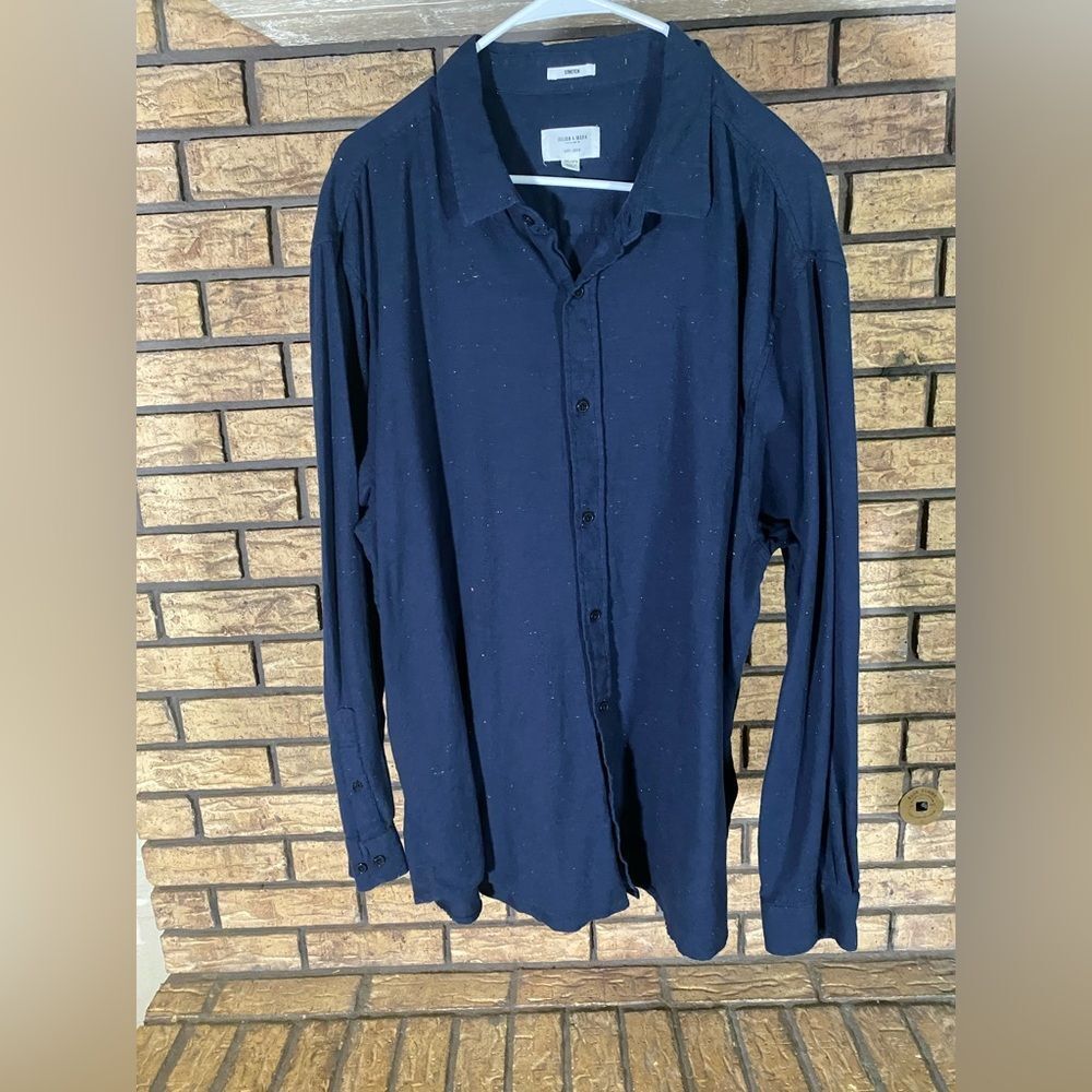 Julian & Mark navy blue‎ shirt